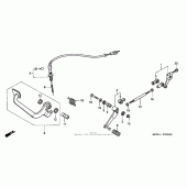 Схема вузла: Педаль (Лапка) для Honda VT1100 Shadow Sabre