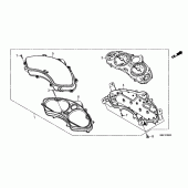 Схема узла: Спидометр (FJS400D9/FJS 400A) для Honda FJS400 Silver Wing