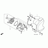 Схема узла: Водяной насос для Honda VT750 Shadow A.C.E.