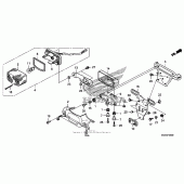 Схема узла: Задний фонарь (Стоп-сигнал) для Honda VT750 Shadow RS