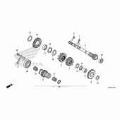 Схема вузла: Transmission (Mainshaft) для Honda NC700