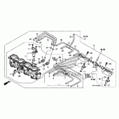 Схема вузла: Дросельна заслонка для Honda CBR600 CBR600RR