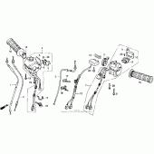 Схема вузла: Пульт управління рульовой для Honda GL1500 Gold Wing Interstate