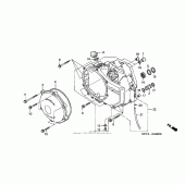 Схема вузла: Права кришка картера для Honda RVT1000R RVT RC51