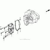 Схема вузла: Shift cover для Honda ST1100 Pan-European