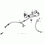 Схема вузла: Жгут проводки 88-92 для Honda XR600