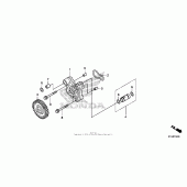 Схема вузла: Масляний насос для Honda CBR250