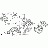 Схема узла: Воздушный фильтр (ac) для Honda XR600