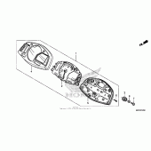 Схема вузла: Спідометр для Honda CBR600 CBR600RR