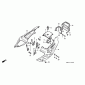 Схема вузла: Бічний обтічник для Honda CBR900RR CBR900RR Fireblade