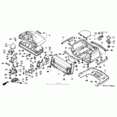 Схема узла: Trunk box для Honda GL1800 Gold Wing