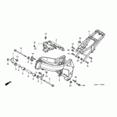 Схема вузла: Рама для Honda CBR900RR CBR919RR Fireblade