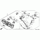 Схема вузла: Дросельна заслонка для Honda CBR600 CBR600F4i