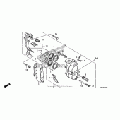 Схема вузла: Передній гальмівний супорт для Honda CRF230 CRF230M