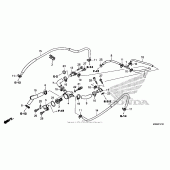 Схема вузла: Water pipe для Honda CTX1300