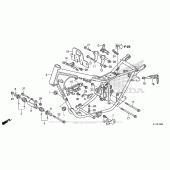 Схема вузла: Рама для Honda CMX250 Rebel