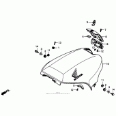 Схема вузла: Shelter для Honda ST1100 Pan-European