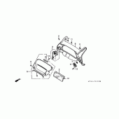 Схема узла: Приборная панель для Honda ST1100 Pan-European