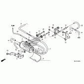 Схема вузла: Evap canister для Honda FSC600 Silver Wing