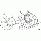 Схема вузла: Vt1100c2right crankcase cover для Honda VT1100 Shadow ACE