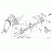 Схема вузла: Масляний насос для Honda GL1800 Gold Wing F6B Bagger