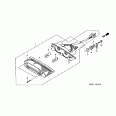 Схема узла: Задний фонарь (Стоп-сигнал) (CB600F2/F22) для Honda CB600F Hornet