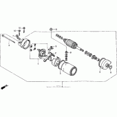 Схема узла: Стартер электрический для Honda CBR900RR CBR919RR Fireblade