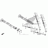 Схема вузла: Шток & Клапан для Honda CBR600 CBR600RR