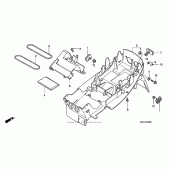 Схема вузла: Заднє крило для Honda RVT1000R RVT RC51