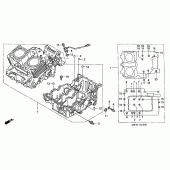 Схема узла: Картер двигателя для Honda CBF500