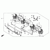 Схема вузла: Карбюратор (ASSY.) Для Honda CBR1000 CBR1000F