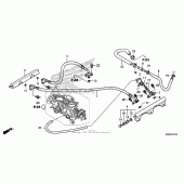 Схема узла: Throttle body (tubing) для Honda GL1800 Gold Wing F6B Bagger