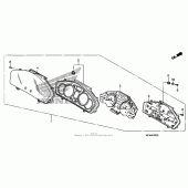 Схема узла: Спидометр для Honda NT700 NT700V