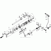 Схема вузла: Gearshift fork для Honda GL1500 Gold Wing Interstate