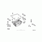 Схема вузла: Cd changer attachment kit для Honda GL1800 Gold Wing