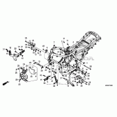 Схема узла: Рама для Honda CTX1300
