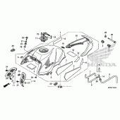 Схема узла: Топливный бак для Honda CB1000 CB1000R