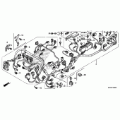 Схема вузла: Електрообладнання для Honda VFR1200 VFR