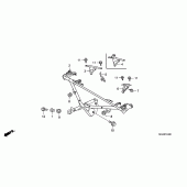 Схема узла: Cowl stay для Honda GL1800 Gold Wing