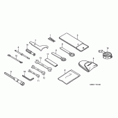 Схема узла: Инструмент для Honda CBF600