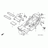 Схема вузла: Заднє крило (02- 05) для Honda RVT1000R RVT RC51