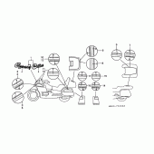 Схема вузла: Наклейки для Honda GL1500 Gold Wing Special Edition