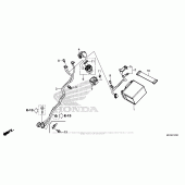 Схема вузла: Акумулятор для Honda CBR1000 CBR1000RR Fireblade