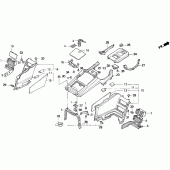 Схема узла: Shelter для Honda GL1500 Gold Wing Aspencade
