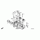 Схема вузла: Клапанна кришка для Honda XR650