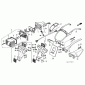 Схема узла: Задний фонарь (Стоп-сигнал) (2) для Honda XR250