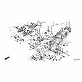 Схема вузла: Рама для Honda CB1100