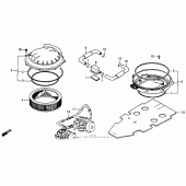 Схема узла: Воздушный фильтр для Honda ST1100 Pan-European