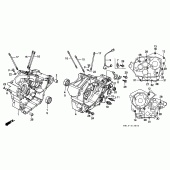 Схема вузла: Картер двигуна для Honda VT600 Shadow VLX