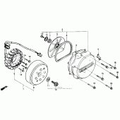 Схема узла: Генератор для Honda VTR250 VTR